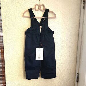 Toddler Navy Blue Snow Bib 18M worn once